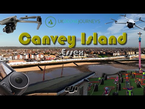 Canvey Island DJI drone flight DJI Osmo Action 3 DJI Mavic 3 DJI mini 3 pro