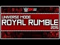 WWE 2K15 Universe Mode - "WWE Royal Rumble ...