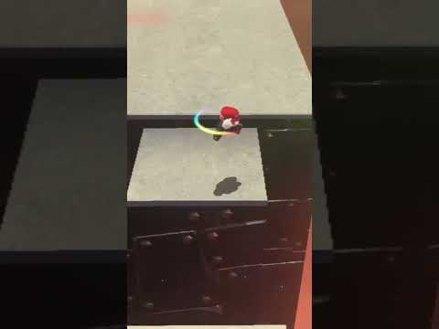 Doing trickjumps in Mario Odyssey until 100k subs #7 (Courtyard Beans) 8.5/10 #trickjump #shorts