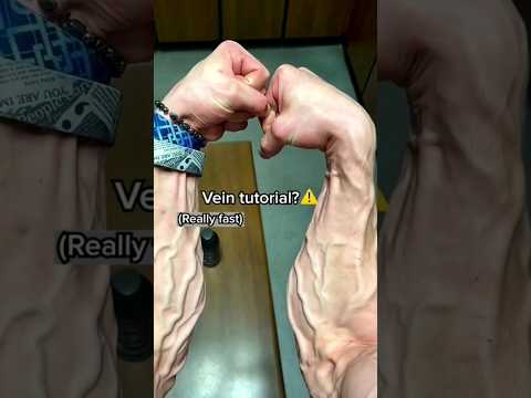 Forearm Veins Tutorial....⚠️ #forearmworkout #gripstrength #forearms