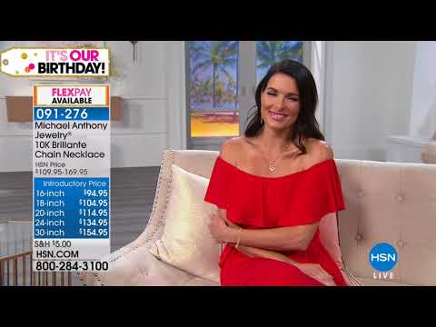 HSN | Michael Anthony Jewelry Celebration 07.19.2018 - 04 PM