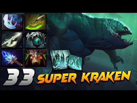 33 Tidehunter Super Kraken - Dota 2 Pro Gameplay [Watch & Learn]