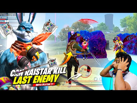 Can Raistar Kill Last Enemy Only Scythe🤣 Yes / No - Free Fire Max