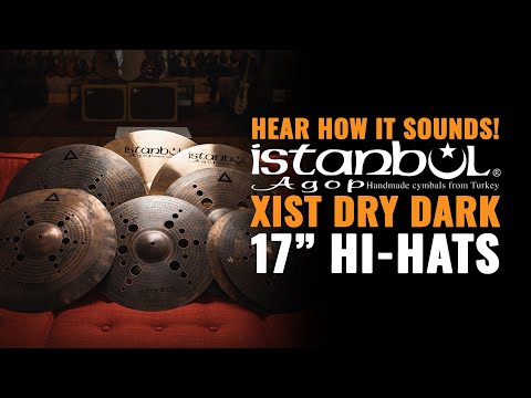 Istanbul Agop 17" Xist Dry Dark Hi-Hat Pair image 3