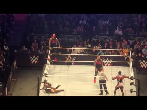 WWE Live Road To WrestleMania The New Day vs The Usos - Smackdown Tag Team Champion Match