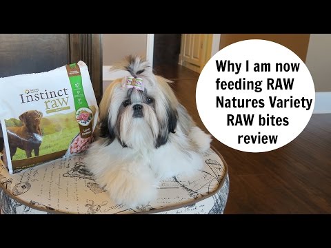 Natures Variety RAW Bites DOG FOOD