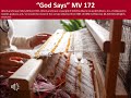 MV 172 God Says