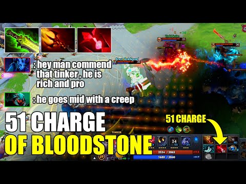 Tinker With 51 Charge of Bloodstone, Awesome Mana Regen | Subscriber Gameplay
