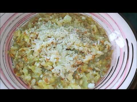 RISO E FARRO CON VERZA! BUONISSIMO!