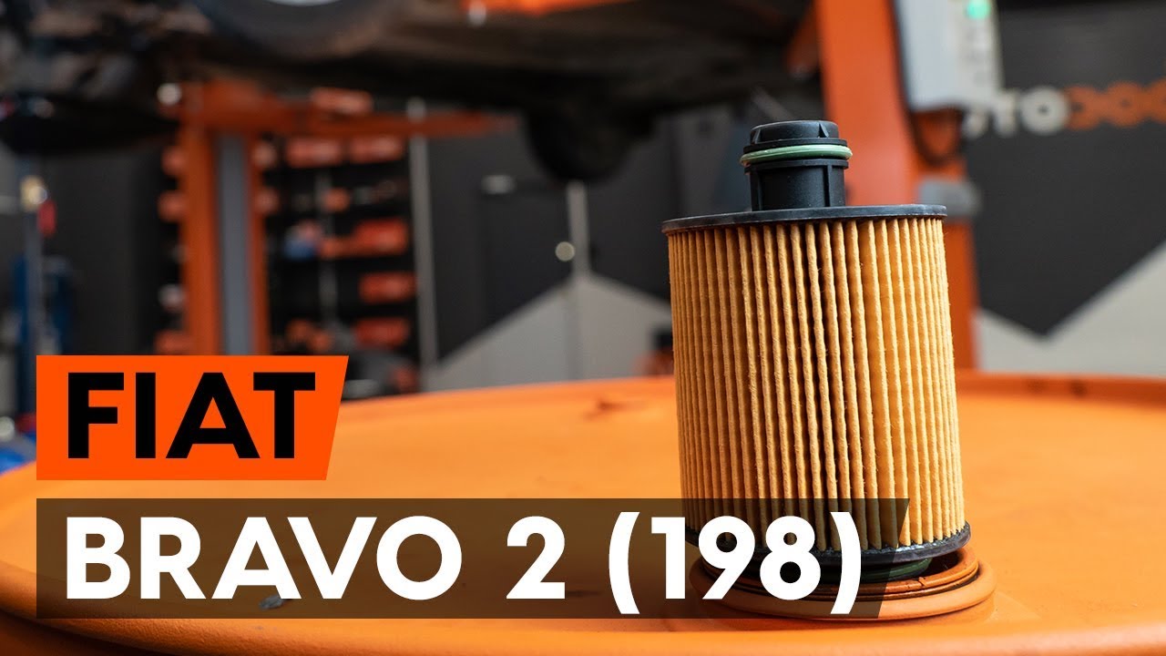 Jak vyměnit motorový olej a olejový filtr na Fiat Bravo 2 – návod k výměně