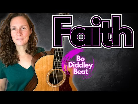 Learn GEORGE MICHAEL Faith - GUITAR TUTORIAL  (Open Chords)