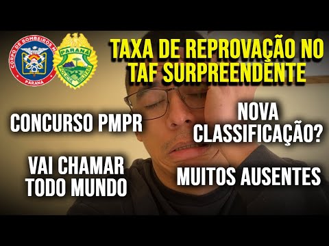 Resultado do TAF do concurso PMPR é assustador!!!