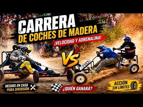 ¡Una locura total! Así se vivió la carrera de coches de madera en Pimampiro Ecuador Brilla 