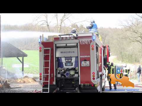 Großbrand Wendelinushof St.Wendel 27.03.2014