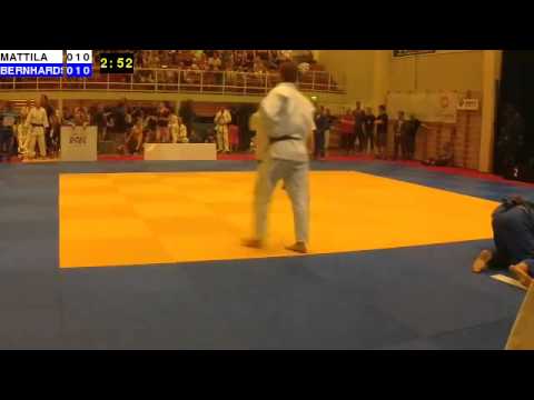 Judo Nordic Championships 2014: M21-73: MATTILA - BERNHARDSSON