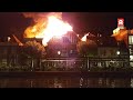Eerste beelden zeer grote brand restaurant Proto in Alphen aan den Rijn