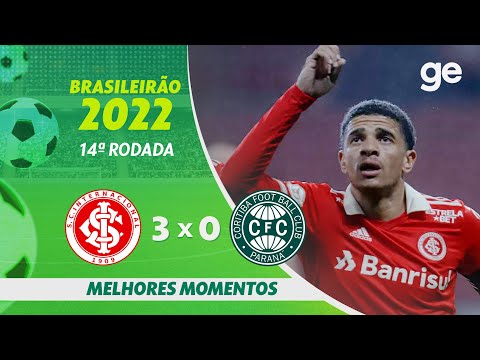Gols e lances de Internacional x Coritiba