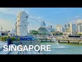 Singapore Marina Bay Sands Walking Tour 4K 🇸🇬
