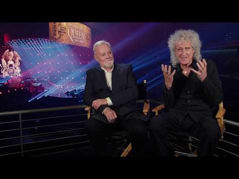 Bohemian rhapsody brian may amp roger taylor behind the scenes interview