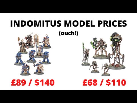 Indomitus Marines and Necrons Prices are Bad... Honoured of the Chapter and Necron Royal Court