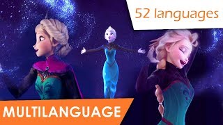 "Let it go": lyrics comparison (one-line multilanguage | 52)