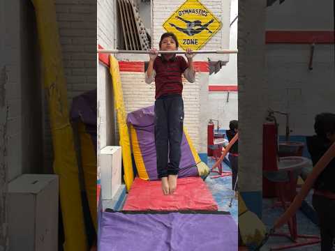 Barra fija - Nivel 1 🔥💪 #barrafija #gimnasia