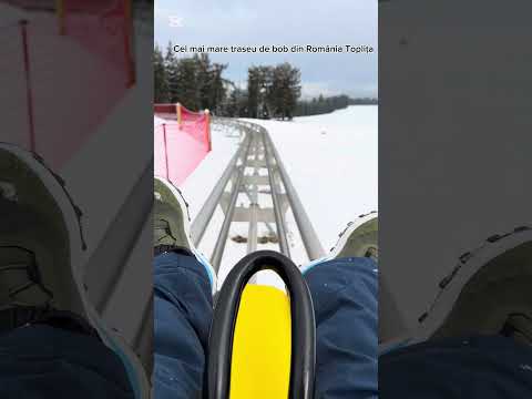 Cel mai mare traseu cu bobul din România îl găsiți în Toplița