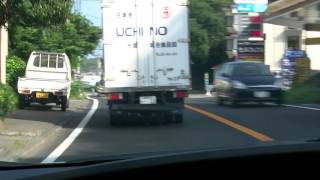 preview picture of video 'Route135,Izu,Shizuoka,Japanアキーラさん運転！静岡・伊豆・１３５号稲取付近！'