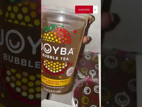 Joybar Bubble Tea First Impression #foodreview #newitems #review