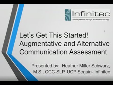 Getting Started with the Student-Centered AAC Assessment