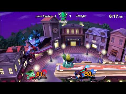 Papa Lobster (Pokemon Trainer) vs Zenaga (Joker) - Smash Ultimate - Marshall Smashers 8/29/19