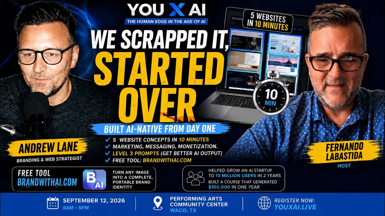 "We Scrapped It and Rebuilt From Scratch": How Andrew Lane Builds Brands 10X Faster With AI