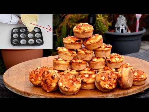 Pizza muffins quick and the most delicious recipe
