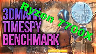 Ryzen 7700X + RTX 3060Ti 3DMark TimeSpy Benchmark
