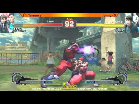 Terrence vs Jonny - SSF4AE Singles - Vancover Street Battle 8