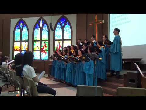 14-GKY Greenville EWS Choir at EWS Easter Service : God is Always with Me - 1 April '18