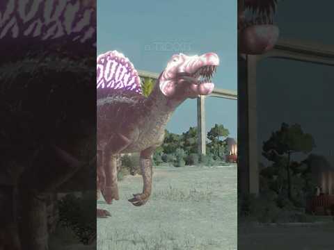 Lux Spinosaurus vs Lux Indominus Rex - Jurassic World Evolution 2.