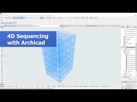 Archicad Tip - 4D Sequencing with Archicad