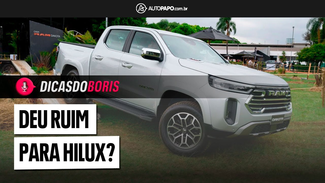 RAM DAKOTA ESTREIA EM DUAS VERSÕES PARA TIRAR O SONO DA HILUX