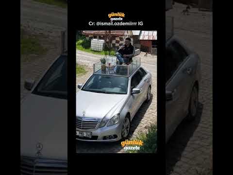 Sıfır maliyetle arabaya sunroof ekleme 😁
