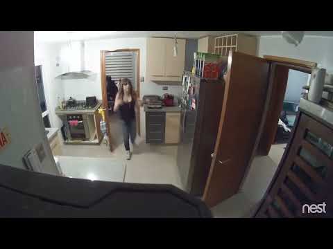 Moment when M8.3 earthquake hits a house in La Serena, Coquimbo Region