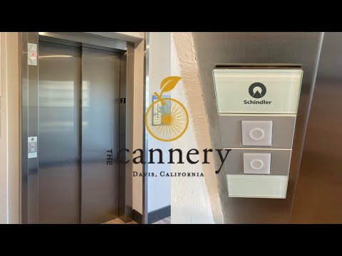 AMAZING & Rare Schindler 3300 Prototype Traction Elevator-The Cannery-Davis, CA