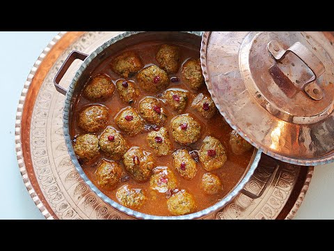 Ancient Persian Meatballs in Rich Gravy Koufteh Rizeh Persian Recipe کوفته ریزه