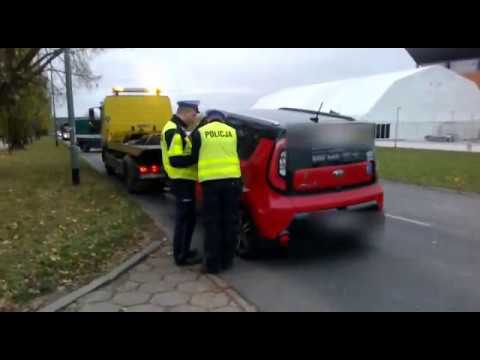 Wypadek ul. Szafera  Szczecin 29.10.2018