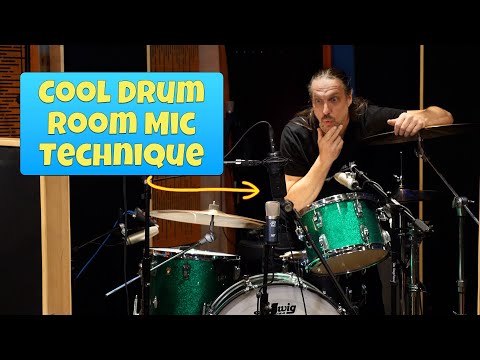 Cool Drum Room Mic Technique