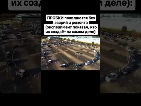 👉ПРОБКИ появляются без аварий и ремонта (эксперимент показал, кто их создаёт на самом деле):