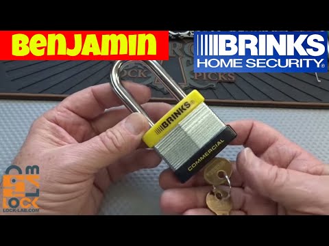 (954) Brinks Commercial Padlock w/ False Advertising