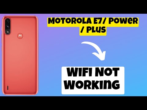 Motorola E7/ Power / Plus Wifi Not Working || Wifi problem || Wifi connection problem solve