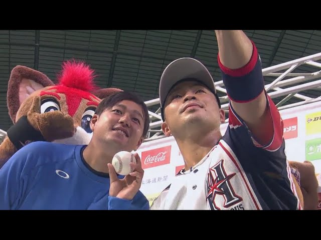 ファイターズ・近藤選手・堀投手ヒーローインタビュー 2018/7/28 F-Bs