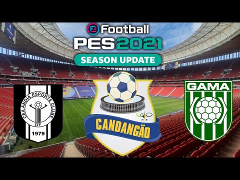 CEILÂNDIA X GAMA - CAMPEONATO BRASILIENSE - 1ª RODADA 22/01/22 [PES 2021]